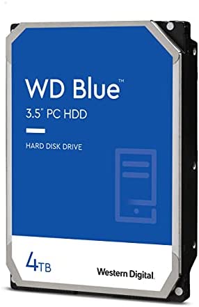Western Digital Blue WD40EZAZ Disco Duro SATA, 4 TB, 6 GB/s, 8,9 cm, WD Blue