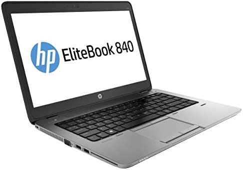 HP 840 G1 - Ordenador portátil 14in (Intel i5-4200U, 8GB RAM, 240GB SSD, Windows 10 Profesional), Negro - Teclado QWERTY (Reacondicionado)