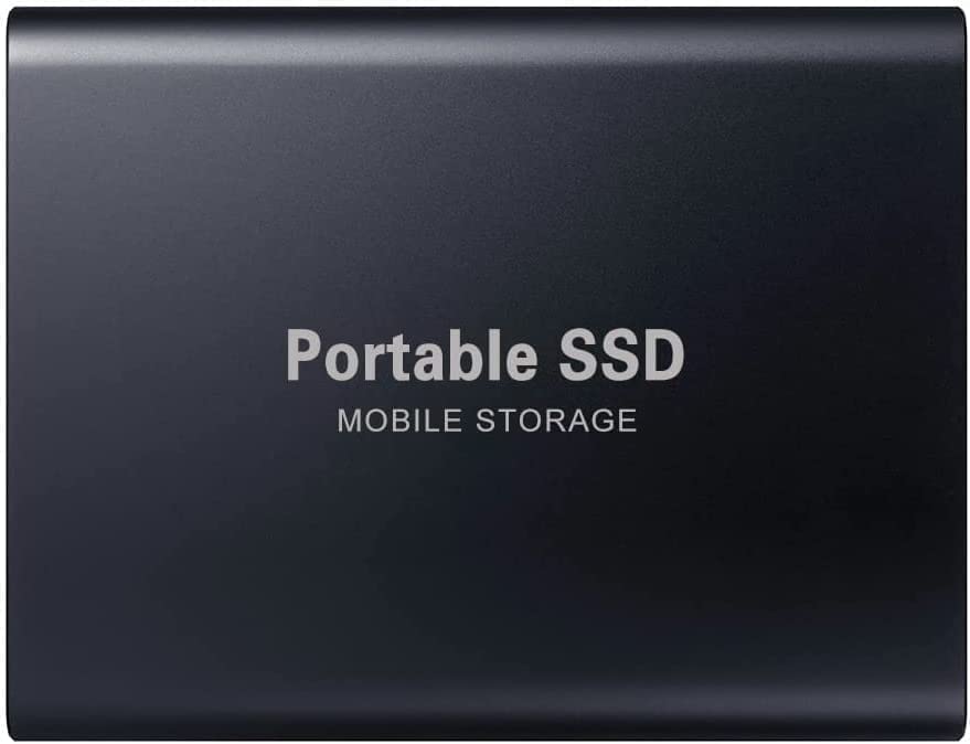 Disco duro externo 2tb disco duro portátil de alta velocidad USB 3.1 viene con dos adaptadores HDD a prueba de golpes para Mac, PC, ordenador portátil (negro)