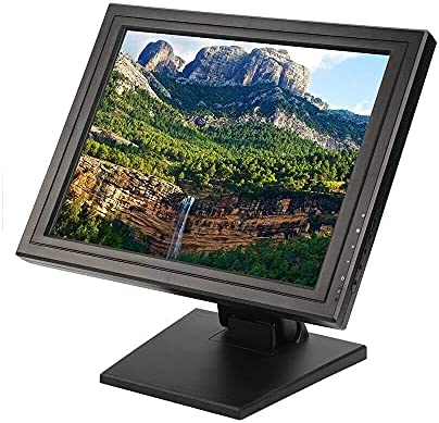 Monitor LCD táctil de 17 pulgadas, VGA, USB, soporte para PC/POS para vida al por menor, restaurante, bar, café