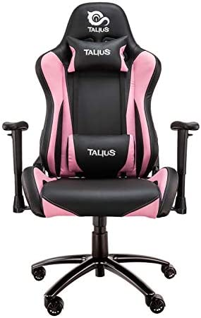 Talius Lizard V2 Silla Gaming Profesional, Ergonómica, basculante, Espuma Alta Densidad, reposabrazos 2D, Ideal para niños y Adultos. Diseño Deportivo. para Juegos, Oficina, Escritorio. (Rosa)