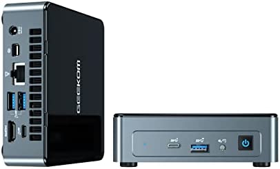 GEEKOM Mini PC, Mini Ordenador MiniAir11 con 11th Gen N5105 (hasta 2.9 GHz), 8GB Dual DDR4 256G SSD Windows 11 Pro Ordenador de Sobremesa, Soporta 4K UHD, WiFi, VESA para Oficina/Estudio/Hogar.