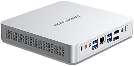 MINIS FORUM TH80 Mini PC Intel Core i7-11800H, Ordenador de Sobremesa 16 GB RAM 512 GB PCIe SSD, Wi-Fi 6E/Bluetooth 5.2, USB-C, HDMI, DisplayPort, RJ45 2.5G, 5 Puertos USB