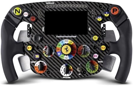 Thrustmaster Formula Wheel Add-On Ferrari SF1000 Edition, Volante Réplica, PC, PS4, PS5, Xbox One y Series X|S - con Licencia de Ferrari