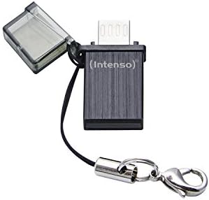 Intenso Mini Mobile Line, 32GB 32GB USB 2.0/Micro-USB Negro unidad flash USB - Memoria USB (32GB, 32 GB, USB 2.0, Type-A, 20 MB/s, 5 MB/s, Windows 7 Home Basic,Windows 7 Home Basic x64,Windows 7 Home Premium,Windows 7 Home Premium x64,Wind)