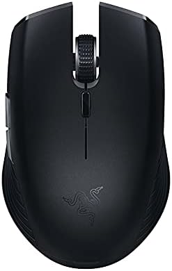 Razer Atheris Ratón Ergonómico para Juegos, Gaming con una duración de batería de 350 horas, Sensor óptico de 7,200 Dpi, Tecnología de frecuencia adaptativa de 2.4 Ghz, Negro