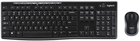 Logitech MK270 Combo Teclado y Ratón Inalámbrico para Windows, Disposición QWERTZ Alemán - Negro