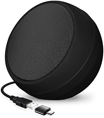ADELGO Altavoces PC USB, Mini Altavoz para PC Sobremesa, Altavoces de Ordenador con Sonido Estéreo para Computadora, Portátil, Escritorio-Plug and Play