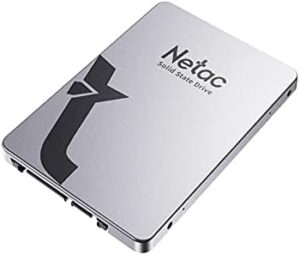 Netac 1TB SSD Disco Duro SATAIII 2.5'' SSD Interno para Portátil, Juego de Velocidad de Actualización, Gris Plata