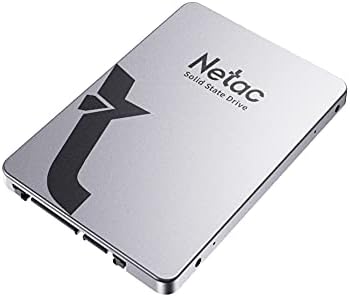 Netac 1TB SSD Disco Duro SATAIII 2.5'' SSD Interno para Portátil, Juego de Velocidad de Actualización, Gris Plata