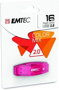 Memoria usb emtec flash c410 16 gb 2.0 rojo