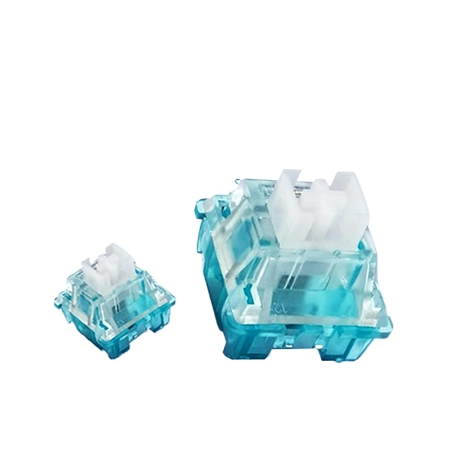 LABDIP Outemu Ocean Switch for Mechanical Keyboard 3Pin Silent Linear Clicky 45g 55g RGB SMD Mechan Keyboard Gaming MX Switches (Audio Clicky,110PCS)