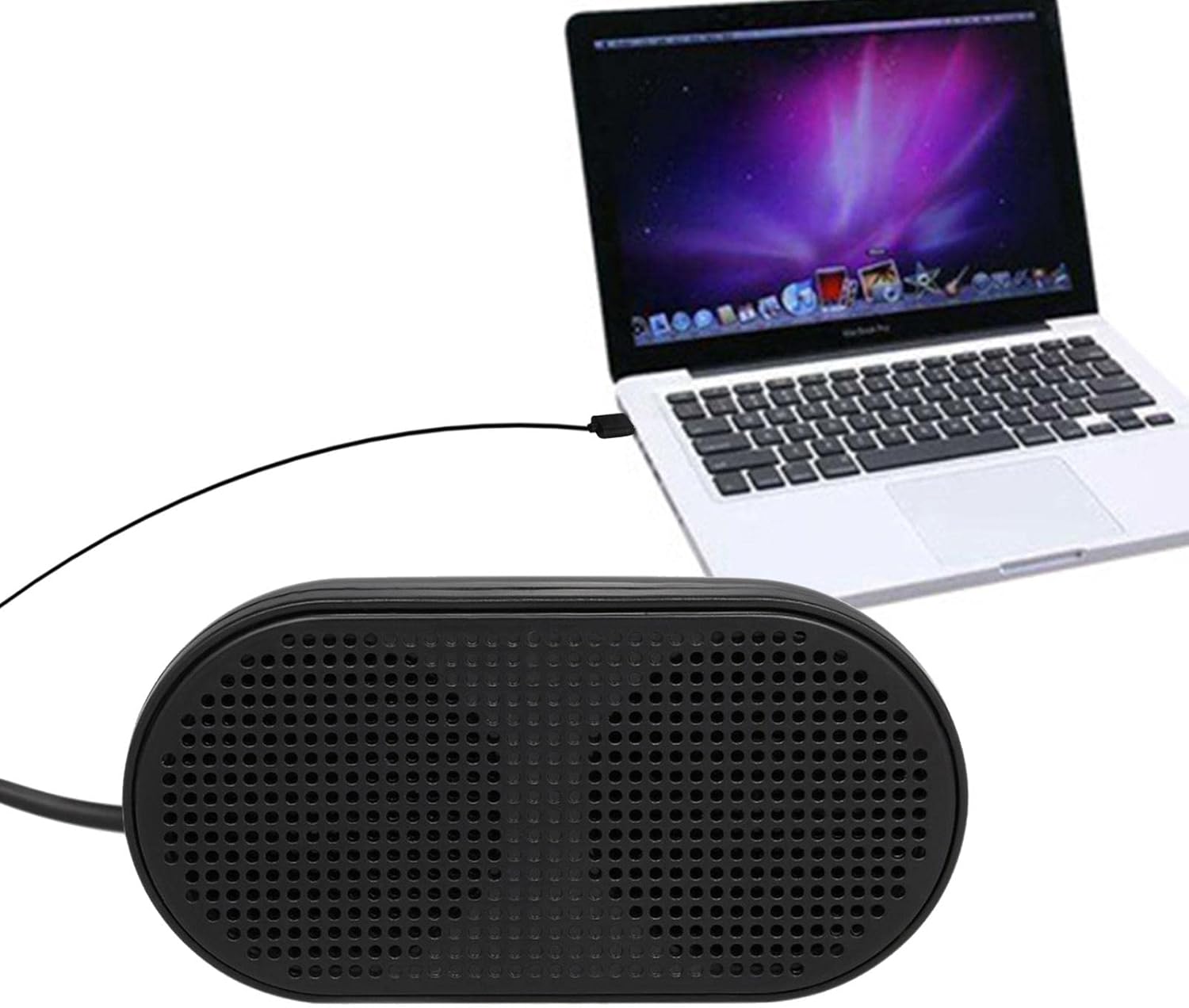 Altavoces USB - Altavoz 2 Canales USB para portátil, portátil, computadora, PC - Altavoz estéreo Alimentado para Escritorio