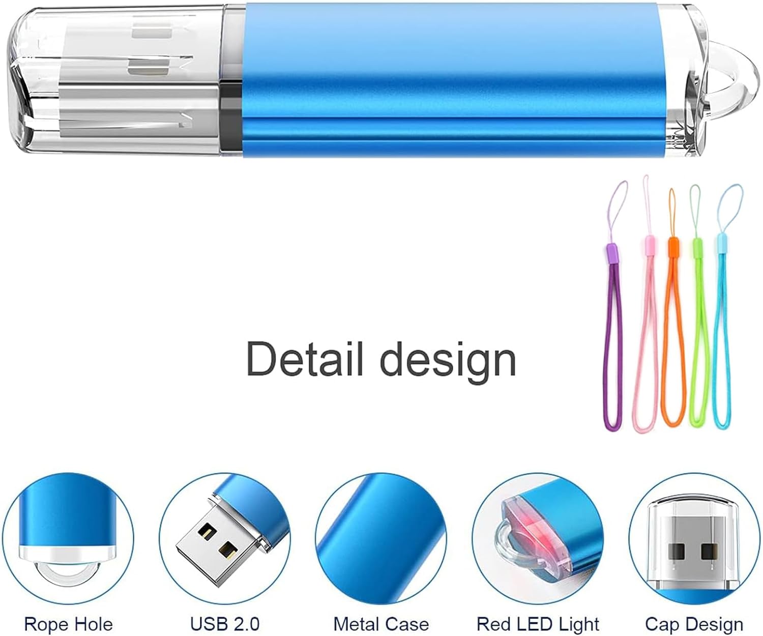 5pcs 4 G Pen Drive de disco de memoria USB Flash Drive USB 2.0 Memory Stick